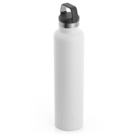 RTIC 26oz Water Bottle, White, Matte, Stainless Steel & Vacuum Insulated, Case of 24