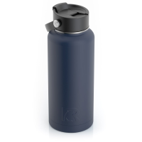 RTIC 32oz Bottle, Navy, Matte, Stainless Steel & Vacuum Insulated, Case of 20