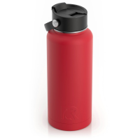 RTIC 32oz Bottle, Flag Red, Matte, Stainless Steel & Vacuum Insulated