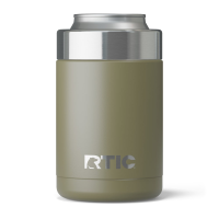RTIC 12oz Can Cooler, Olive, Matte