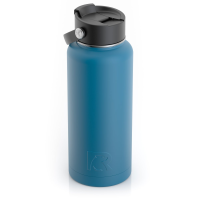 RTIC 32oz Bottle, Lake Blue, Matte, Stainless Steel & Vacuum Insulated, Case of 20
