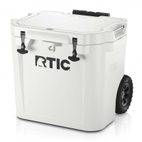 45 QT Ultra-Tough Wheeled Cooler, White