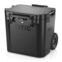 45 QT Ultra-Tough Wheeled Cooler, Black