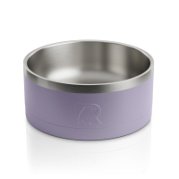 Small 3-In-1 Dog Bowl, Dark Lilac & Dusty Lilac