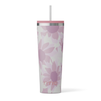 28oz Everyday Tumbler, Pink Water Lilies