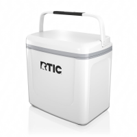 8 QT Road Trip Personal Cooler, White & Grey