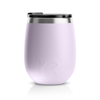 RTIC 10oz Wine Tumbler, Dusty Lilac, Matte, Stainless Steel & Vacuum Insulated, Flip-Top Lid