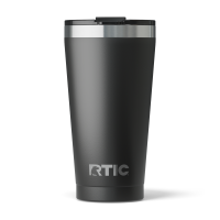 16oz Essential Pint Tumbler, Black, Case of 48