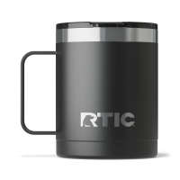 12oz Essential Coffee Mug, Black, Case of 40
