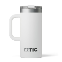 16oz Road Trip Travel Mug, White, Case of 24