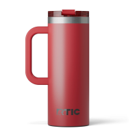 20oz Road Trip Travel Mug, Flag Red, Case of 24