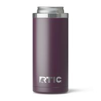 RTIC 12oz Skinny Can Cooler, Plum, Matte, Case of 24