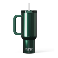 40oz Road Trip Tumbler, Emerald Green Metallic