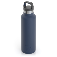 RTIC 20oz Water Bottle, Navy, Matte, Stainless Steel & Vacuum Insulated, Case of 24