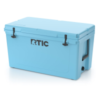 110 QT Ultra-Tough Cooler, Blue, Heavy Duty Rope Handles, T-Latch Closure