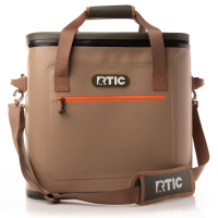 RTIC 40 Can Soft Pack Cooler, Tan Leakproof & Puncture Proof