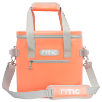 RTIC 20 Can Soft Pack Cooler, Coral Leakproof & Puncture Proof