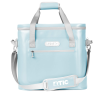 RTIC 40 Can Soft Pack Cooler, Sky Blue Leakproof & Puncture Proof