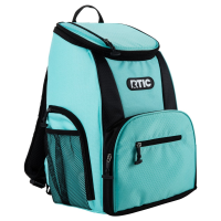 15 Can Lightweight Backpack Cooler, , Aqua & Black, Adjustable Straps, Padded