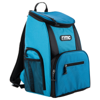 15 Can Lightweight Backpack Cooler, , Light Blue & Black, Adjustable Straps, Padded