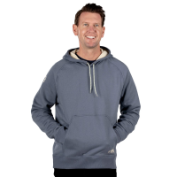Water-Repellent Pullover Hoodie - Athletic Fit, Gray Stone, 3XL