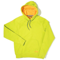 Water-Repellent Pullover Hoodie - Athletic Fit, Green Apple, L