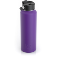 RTIC 40oz Bottle, Majestic Purple, Matte, Stainless Steel & Vacuum Insulated