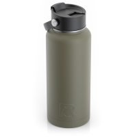 RTIC 32oz Bottle, Olive, Matte, Stainless Steel & Vacuum Insulated