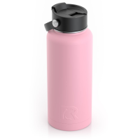 RTIC 32oz Bottle, Flamingo, Matte, Stainless Steel & Vacuum Insulated