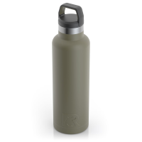 RTIC 20oz Water Bottle, Olive, Matte, Stainless Steel & Vacuum Insulated