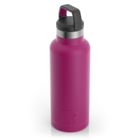 RTIC 16oz Water Bottle, Very Berry, Matte, Stainless Steel & Vacuum Insulated