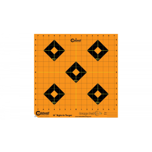 Orange Peel Sight-In Target: 16" 5 sheets