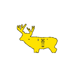 AR500 33% Deer Target