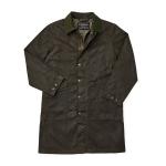 Filson Trench Coat Olive Brown Size Large