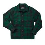 Filson Mackinaw Wool Cruiser Jacket Forest Green Size Medium Long