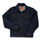 Filson Unlined Denim Short Cruiser Jacket Rinse Indigo Size Small