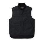 Filson Tin Cloth Insulated Work Vest Black Size 3XL