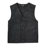 Filson Mackinaw Wool Vest Charcoal Size Medium Long