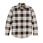 Filson Vintage Flannel Work Shirt Sand/Ironwood Plaid Size XL Long