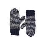 Filson Handmade Mittens Heather Gray/Stripes Size Medium