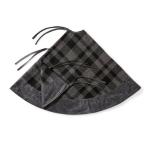 Filson Mackinaw Wool Christmas Tree Skirt Gray/Black