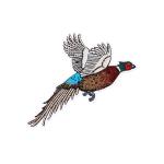 Filson Flying Pheasant Chainstitch Patch Multicolor