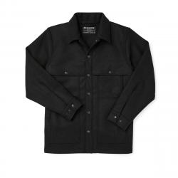 Filson Unlined Wool Cape Coat Brown/Black Twill Size XL