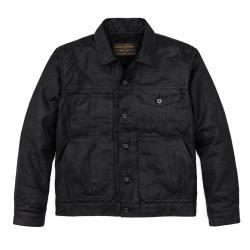Filson Tin Cloth Short Lined Cruiser Jacket Black Size XS