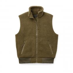 Filson Sherpa Fleece Vest Marsh Olive Size XL