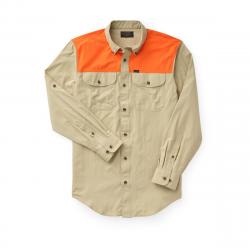 Filson Sportsman's Shirt Twill/Blaze Orange Size Small
