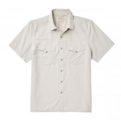 Filson Short Sleeve Snap Front Shirt Slate Blue Size XS