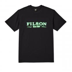 Filson Pioneer Graphic T-Shirt Black/Neon Size 2XL