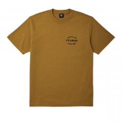 Filson Pioneer Graphic T-Shirt Gold Ochre/Axe Patterns Size XS