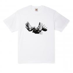 Filson Pioneer Graphic T-Shirt White/Moose Size Medium